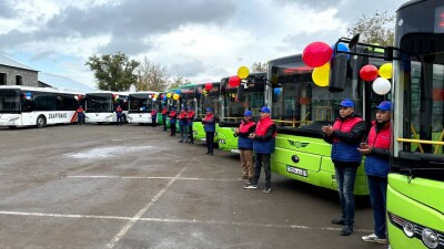 Республика күніне орай Оралда жаңа автобустар пайдалануға берілді