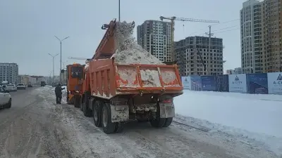 Коммунальные службы Астаны перешли на усиленный режим из-за снегопадов