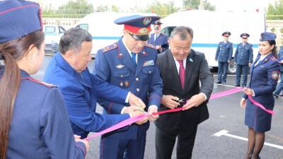 Конституция күніне орай БҚО полициясына автокөліктер табысталды