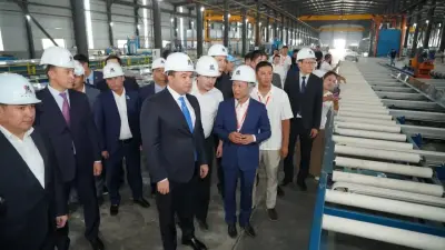 В Туркестанской области открылся современный завод по производству алюминиевых изделий