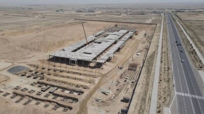 Первые этажи возведены: в Актау продолжается строительство оптово-распределительного центра