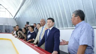 В Мангистау открылся первый ледовый комплекс