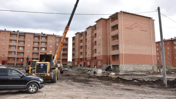 В Акмолинской области продолжается строительство жилья