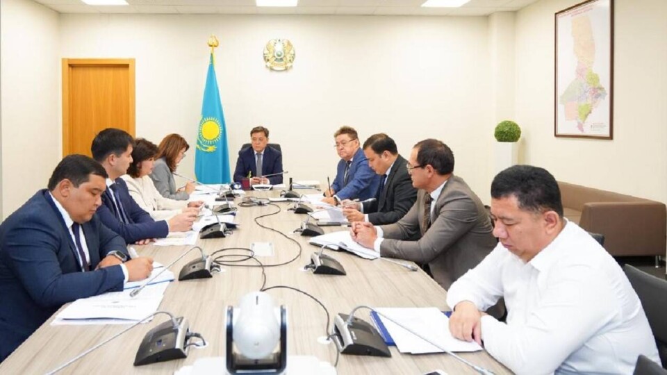 Туркестан: собрание регионального штаба по внедрению системы ОСМС