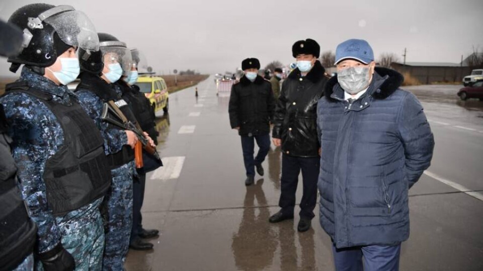 Туркестан: снято более 40 блокпостов