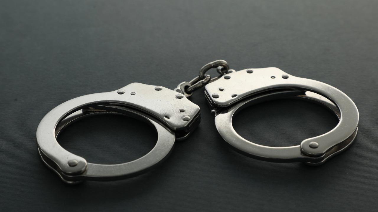 В полиции показали задержание пьяного водителя-иностранца на трассе в Карагандинской области