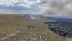 Мусорный полигон горит в Абайской области