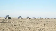 Осеннюю посадку саксаула начали на осушенном дне Аральского моря