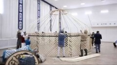 Мастер-класс по пошиву юрт провели в Астане