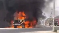 Мусоровоз взорвался в Актау