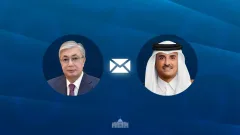 Президент Казахстана поздравил эмира Катара с Национальным днём
