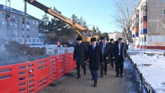 Токаев ознакомился с последствиями порыва теплотрассы в Рудном