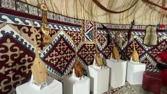 Редкие музыкальные инструменты представили в Караганде в Национальный день домбры