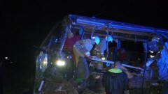 В  Калмыкии столкнулись грузовик с автобусом, погибли пять человек