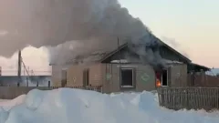 Дом сельчанки в СКО сгорел рядом с новым пожарным пунктом