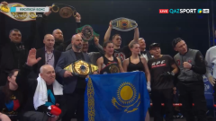 Казахстанка Фируза Шарипова одержала досрочную победу и стала чемпионкой мира по боксу по версии М13
