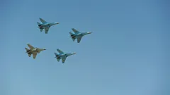 Будьте готовы к дыму и шуму: астанчан предупредили о тренировках истребителей