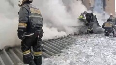 В ВКО тушат пожар на территории горно-обогатительного комплекса