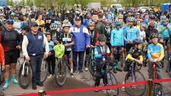 В Астане прошёл первый массовый велопробег сезона
