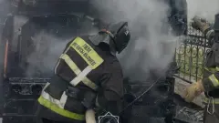 Пассажирский автобус загорелся в Астане