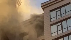 Кабельная шахта жилой высотки загорелась в Астане