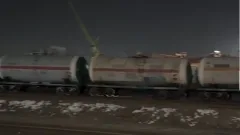 Вагоны с жидким газом сошли с рельсов в Талдыкоргане