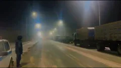 Скопление транспорта наблюдалось на трассах Абайской области из-за непогоды