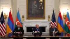 Армения и Азербайджан в Белом доме подписали соглашение о прекращении боевых действий