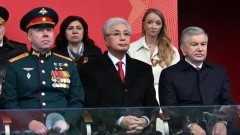 Касым-Жомарт Токаев посетил военный парад в Москве