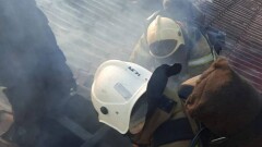 В алматинском кафе тушат пожар по повышенному рангу сложности