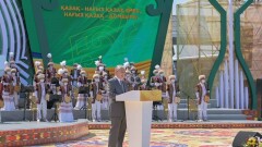 Глава государства посетил концерт, посвящённый Национальному дню домбры