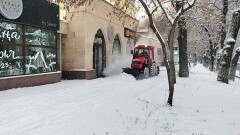 Снегопад в Алматы: коммунальные службы работают в усиленном режиме