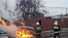 Пожар на свалке под Алматы: возгорание локализовали