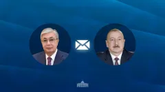 Токаев поздравил президента Азербайджана с 20-летием подписания Договора о стратегическом партнёрстве