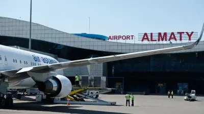 В аэропорту Алматы начали реконструкцию главного входа