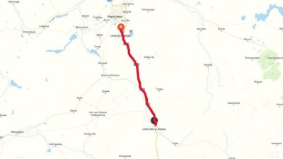 Движение ограничили на участке трассы в Карагандинской области