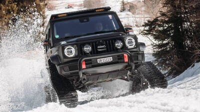 В Германии создали модификацию Mercedes-Benz G 500 на гусеничном ходу