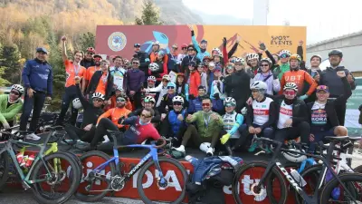 Адреналин и вдохновение: более 200 человек участвовали в шоссейной гонке Giro d'Almaty 2025