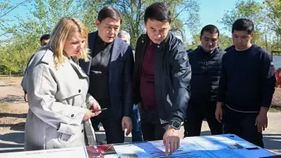 Дархан Сатыбалды проверил объекты, на которые поступили жалобы горожан после ливня