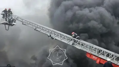 Пожар на территории ТОО в Павлодаре: огнеборцы работают по повышенному рангу