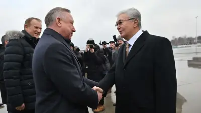 Касым-Жомарт Токаев прибыл в Санкт-Петербург