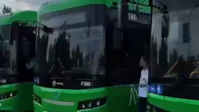 В Алматы меняют дизельные автобусы на газовые