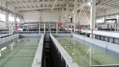 Ждали более 14 лет: новые очистные сооружения запустили в Кокшетау, глава региона продегустировал воду