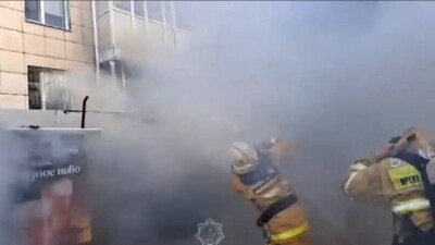Кафе на цокольном этаже многоэтажки горело в Астане
