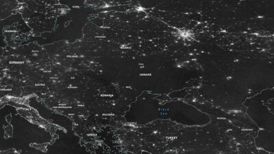 NASA опубликовало спутниковый снимок блэкаута в Украине