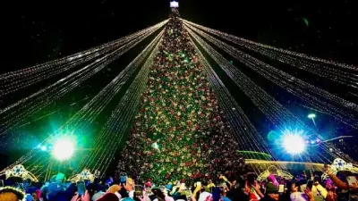 40 новогодних ёлок одновременно зажгут в Астане