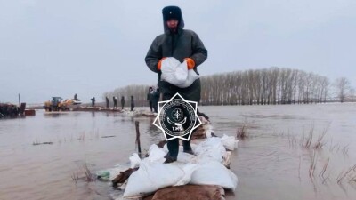 Критический уровень: в Атырауской области вода дошла до опасных отметок