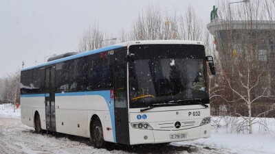 В Нур-Султане три пригородных маршрута приостановили движение из-за непогоды
