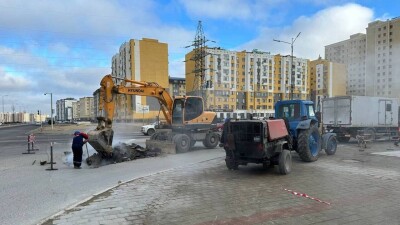 В семи микрорайонах Актау ограничили подачу тепла и горячей воды из-за аварии