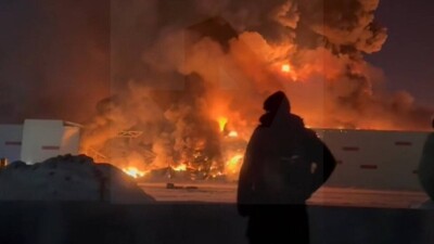 В Санкт-Петербурге горит склад Wildberries